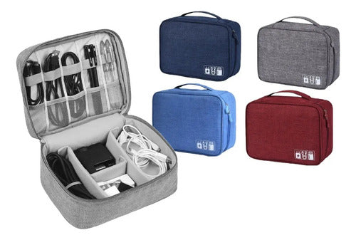 Bolso Organizador De Cables Para Viaje 24.5x18.5x10 Cm Aleatorio