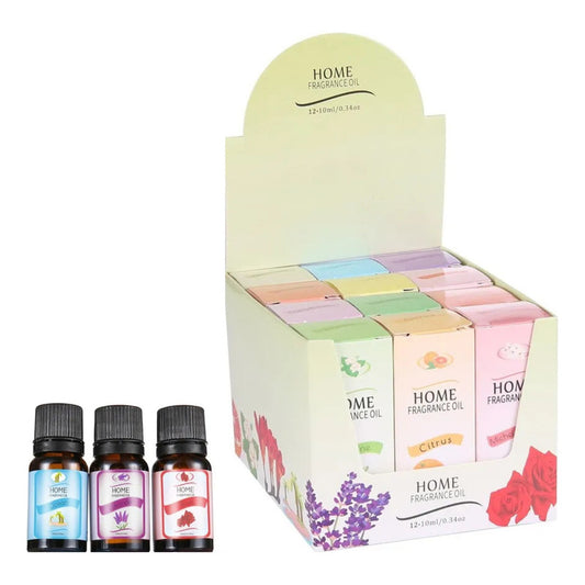 Aceite Esencias Aromaticas Difusor Humificador Pack X12