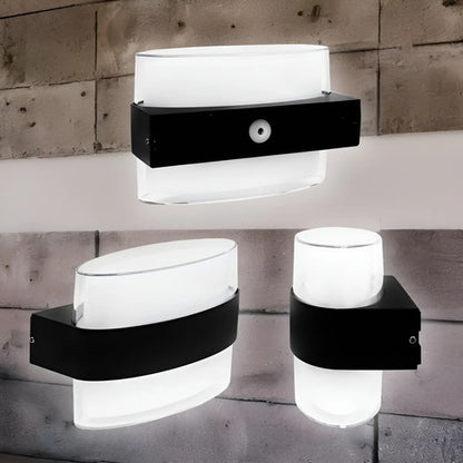 Set X4 Foco Pared Aplique Exterior Lampara Bidireccional