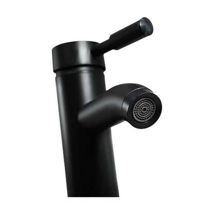 Canilla Negra Para Lavatorio Baño Monocomando Mezcladora