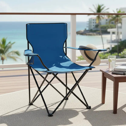 X3 Silla Plegable Camping Reposera Con Apoyabrazos Playa