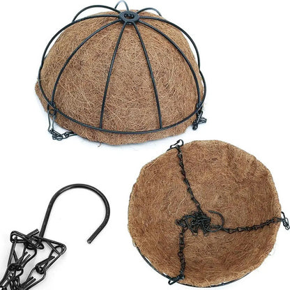 Maceta De Fibra De Coco Jardin Colgante Rustica Varios
