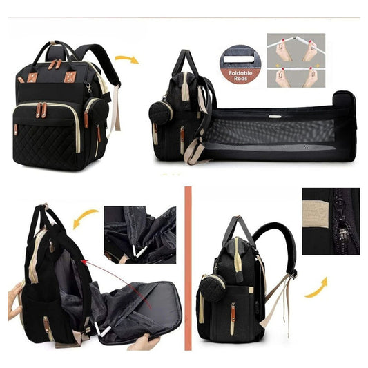Mochila Maternal Convertible Con Cambiador