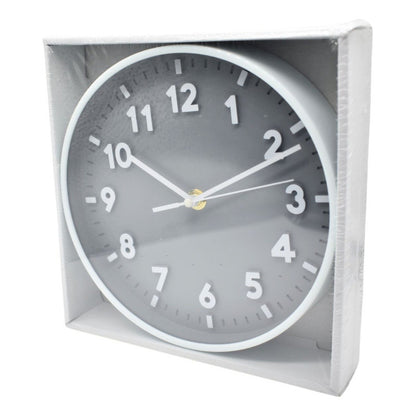 Reloj Para Pared De Plastico Redondo 19cm