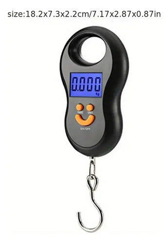 Balanza De Pesca O Maleta Hasta 50kg Mf Shop Negro