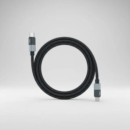 Cable Datos Tipo C A Tipo C Carga Rapida Reforzado Nylon 1 Gris