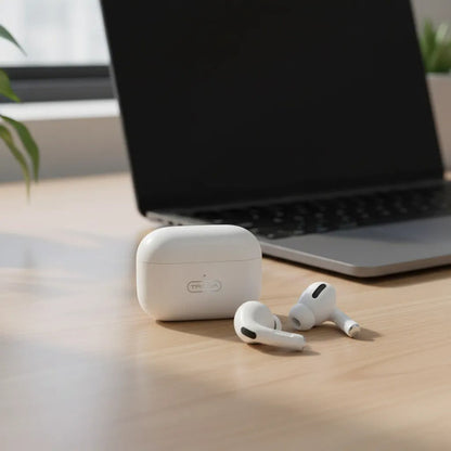 Auriculares Bluetooth Inalámbricos In Ear Tws Touch Estuche Blanco