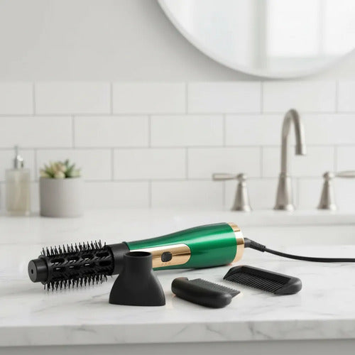 Secador Pelo 3 En 1 Modelador Cepillo Peine Boquilla 3000w Aleatorio - 2 Colores