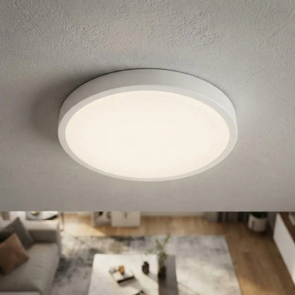 Panel Led Redondo Superficie 20w Luz Fría 7000k Plafón Blanco
