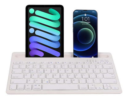 Teclado Bluetooth Portatil Inalambrico Soporte Tablet Celu