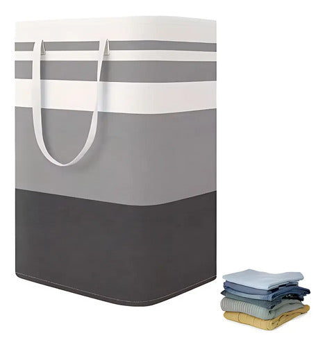 Cesto De Ropa Canasto Organizador Plegable 60x40x30 Cm Varios