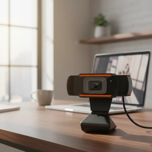 Camara Web Hd Alta Calidad Microfono Autofocus Usb Plug Play Negro