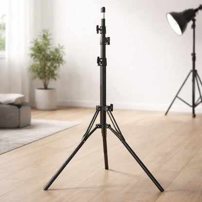 Tripode Soporte Aro Luz Soporte Pie 207cm Regulable Hierro