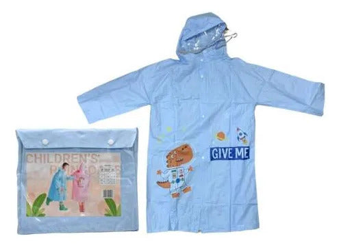 Pilot Lluvia Infantil Astronauta Pvc Impermeable Xl Xxl Xxxl Celeste Xxl Dibujo