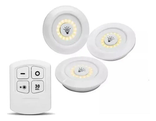 Luces Led Tpb Portátiles Inalámbricas Adhesivas Blanco Neutro Ip65 4.5m