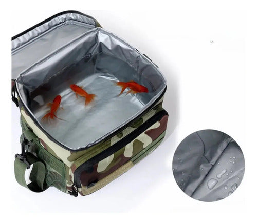 Bolso Termico Conservadora Aislante Camuflado Camping 15 Lt Camuflado
