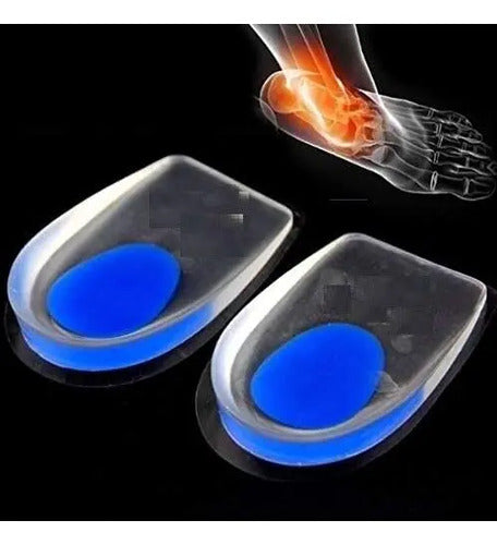 Talonera De Silicona 2 Pares Protector Para Talones 35-39 Transparente