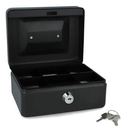Caja Fuerte Con Llaves Metalica 20x16x9cm Varios Colores Aleatorio