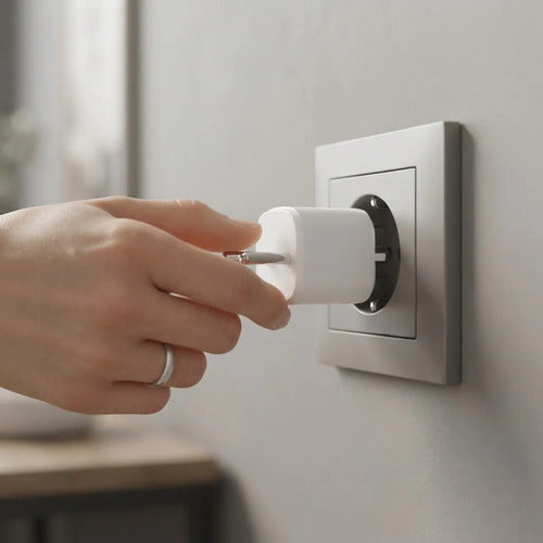 Tomacorriente Enchufe Inteligente Wifi Smartlife 16a 3500w Blanco