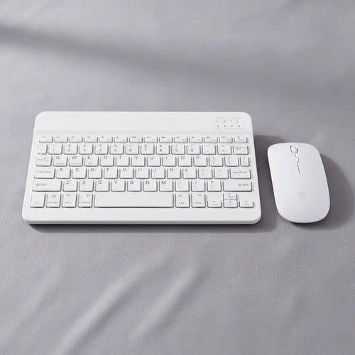 Teclado Y Mouse Inalambrico Bluetooth Recargable Combo