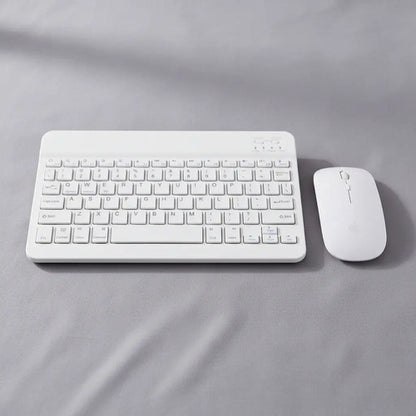 Teclado Y Mouse Inalambrico Bluetooth Recargable Combo