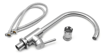 Grifo Para Mesada Canilla Metalica De Cocina + Colillas