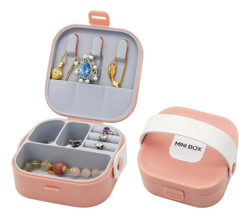 Min Caja Organizador Joyas Anillos Accesorios Joyero 9x9x4cm Aleatorio