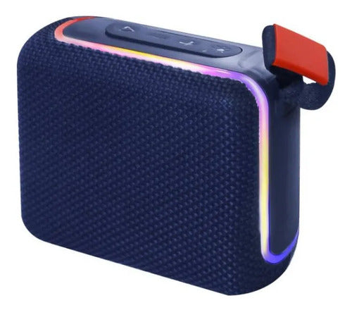Parlante Portátil Bluetooth Tws Usb Fm Led Rgb 5w Recargable Aleatorio