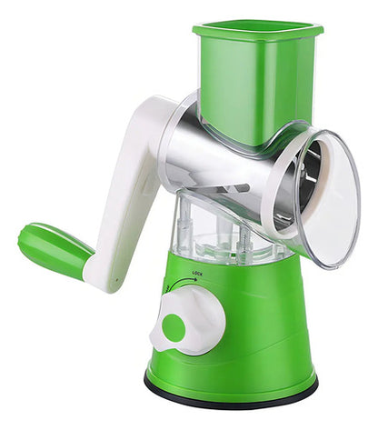 Rallador Tambor Rotativo Manual 3 Cuchilla Intercambiable