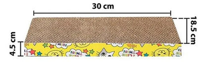 Rascador Gatos Plano Rectangular Corrugado De Carton Varios
