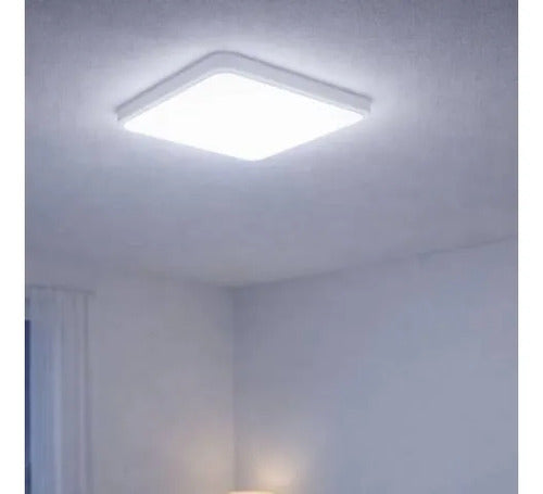 Panel Led Cuadrado 20w Luz Fría 7000k 22x22cm Blanco