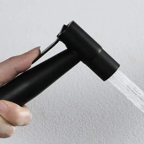 Ducha Higiénica P/inodroro Portatil Tipo Pistola Extensible Color Negro Calidad
