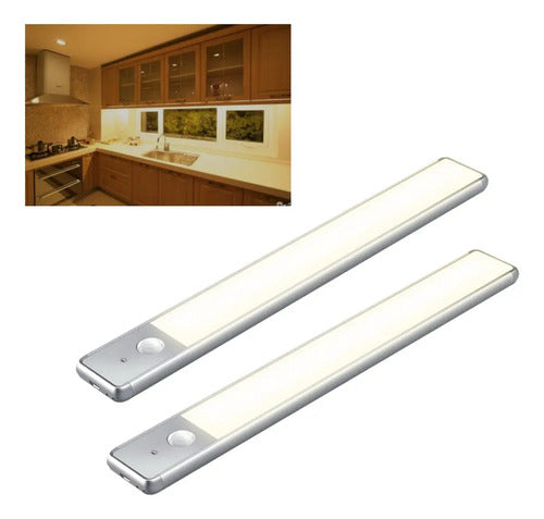 Pack X 2 Barra De Luz 40cm Cocina Luz Cálido Frio Neutro Cálido/frio/neutro
