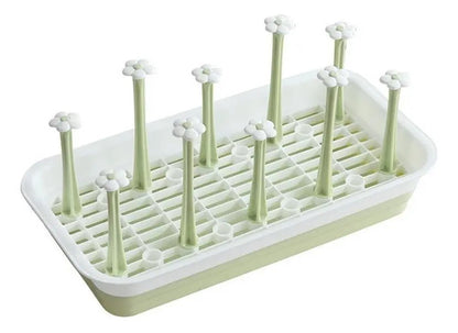 Escurridor Para Vasos Copas De Plastico 38.5x20x7cm Aleatorio