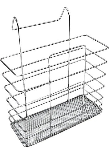 Escurridor Metalico De Platos Doble Piso Lh-3682 Plateado