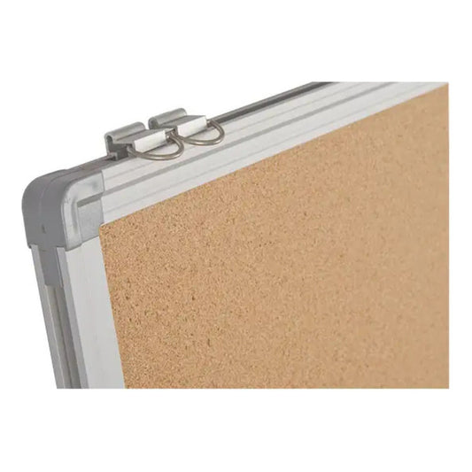 Pizarra De Corcho Tablero 40x60cm Marco De Aluminio