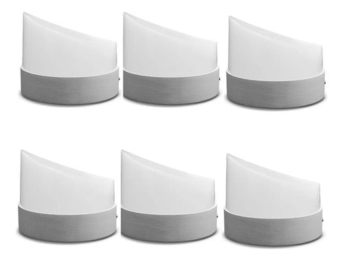 Set X6 Aplique Pared Exterior Luminaria Foco Lampara
