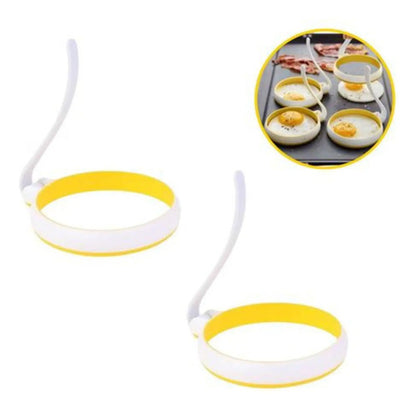 X2 Molde Para Hacer Huevo Frito Cocina Circular Varios