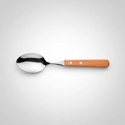 Cucharas Mesa Set X3 Piezas Acero Inoxidable Mango Naranja