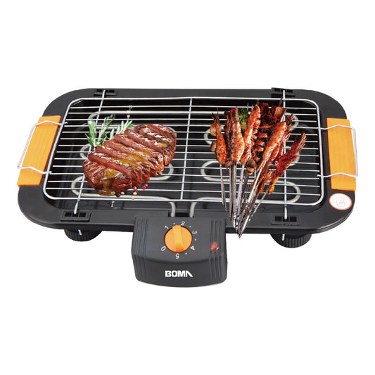 Barbacoa Electrica Parrilla Portatil 2000w 49x35x10cm