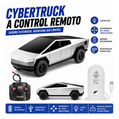 Auto Futurista Control Remoto Recargable Luces Carga Usb Led Aleatorio