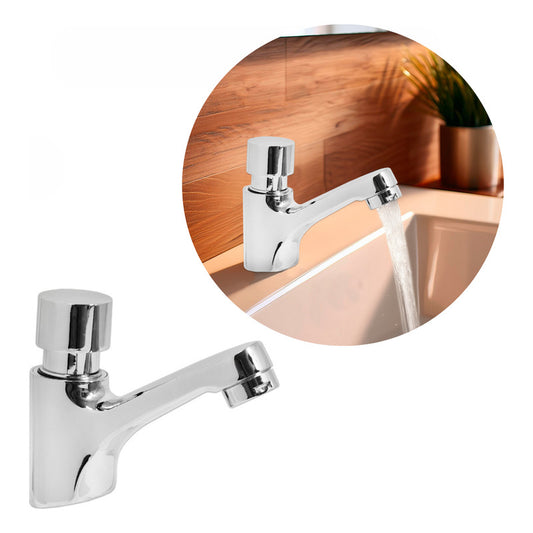 Canilla De Baño Con Temporizador Lavatorio Mesada Griferia
