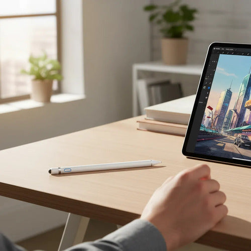Lapiz Tactil Optico Recargable Android Ios Windows Tablet Pc