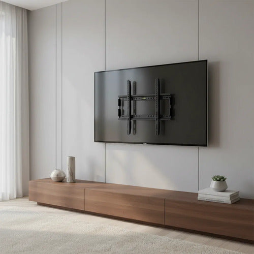 Soporte Tv Lcd Led Plasma De 26  A 55  Soporta Hasta 50kg Negro