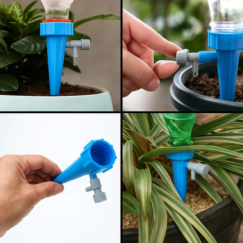Estaca Riego Jardin Por Goteo Automatico Regador X10