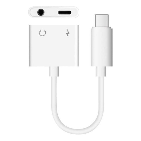 Adaptador Tipo C Conector Jack 3.5 Carga