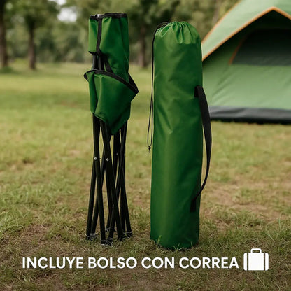X3 Silla Plegable Camping Reposera Con Apoyabrazos Playa