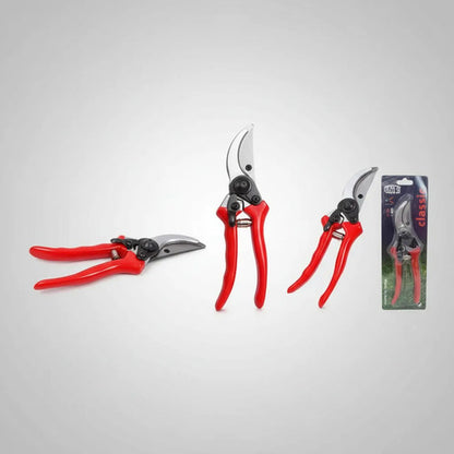 Tijera De Podar Jardinería 20cm Bloqueo Corte Ramas Ligeras Rojo