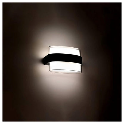 Set X4 Aplique Pared Exterior Luminaria Foco Bidireccional