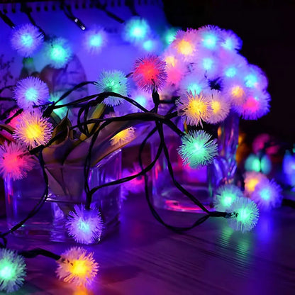 Guia Solar Guirnalda Luces Led Calidas Y Rgb Lamparas 5 Mts